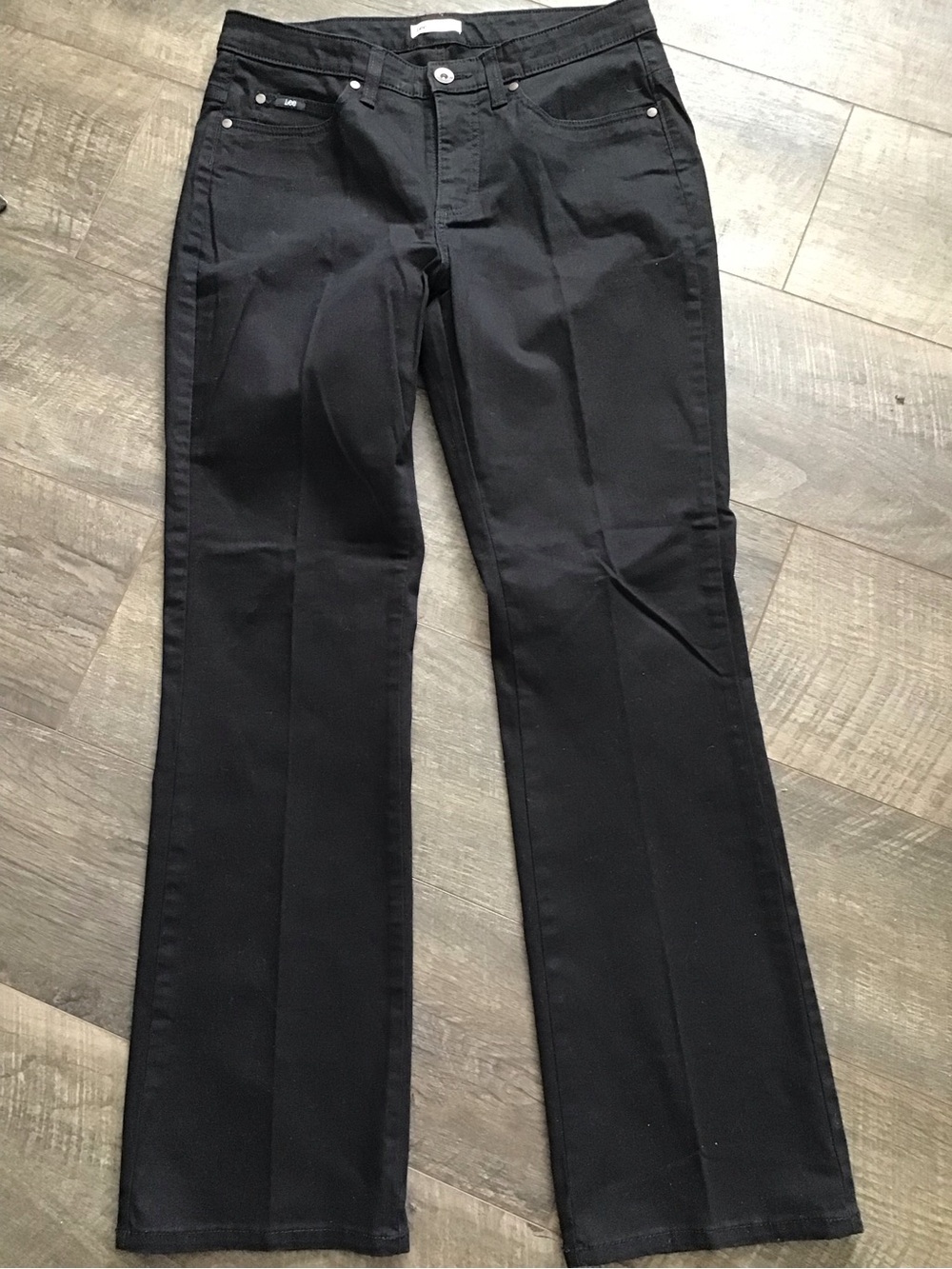 Lee Black Women's Straight-Leg Jeans